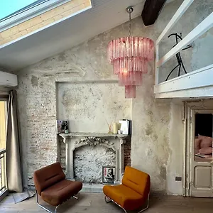 Charming And Design Attic Loft In Coolest Area Navigli Ticinese Apartment